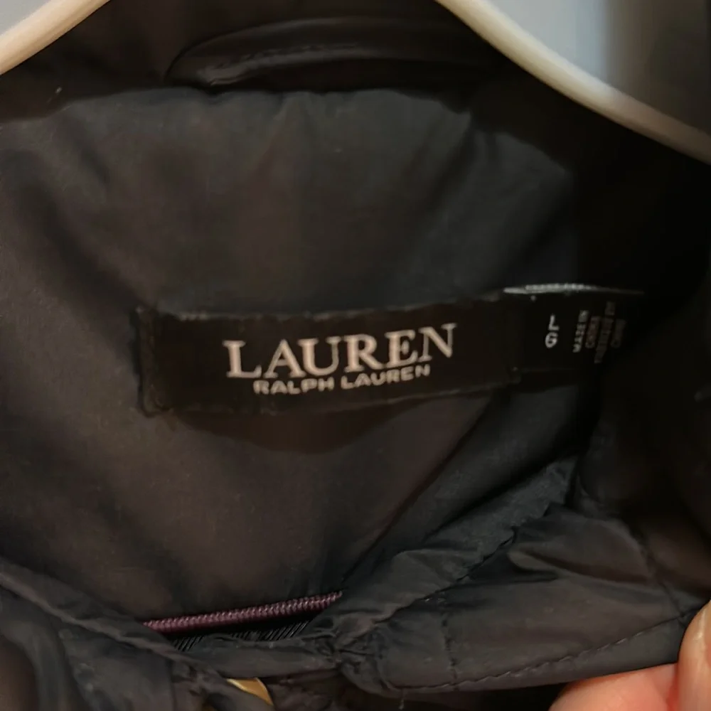 Ralph Lauren Navy Jacket - women’s size large - Picture 4 of 5